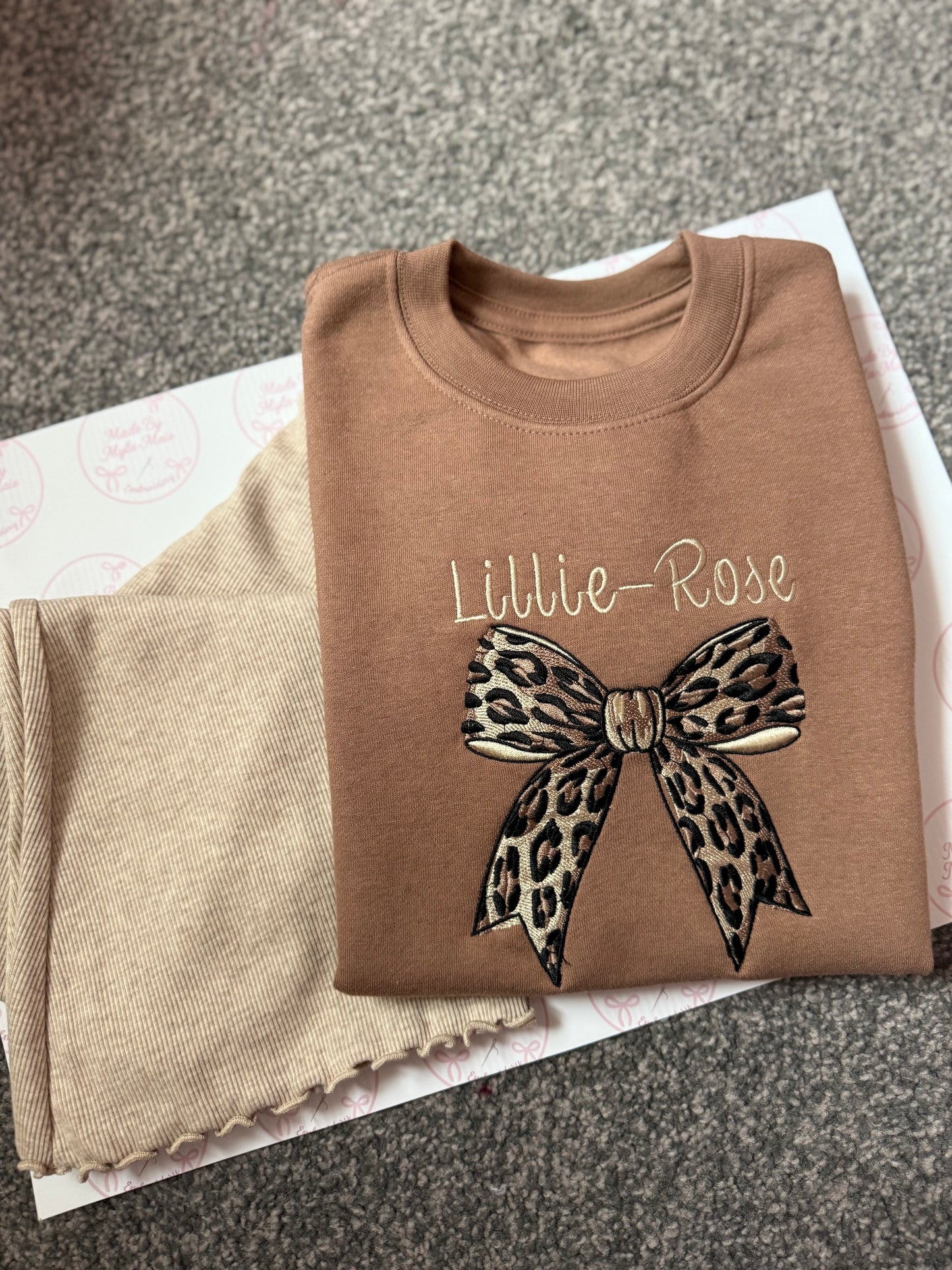 OatMeal Flares & Chocolate Sweater