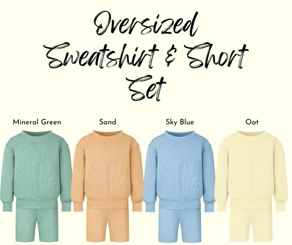 Joggy Shorts&Sweatshirt
