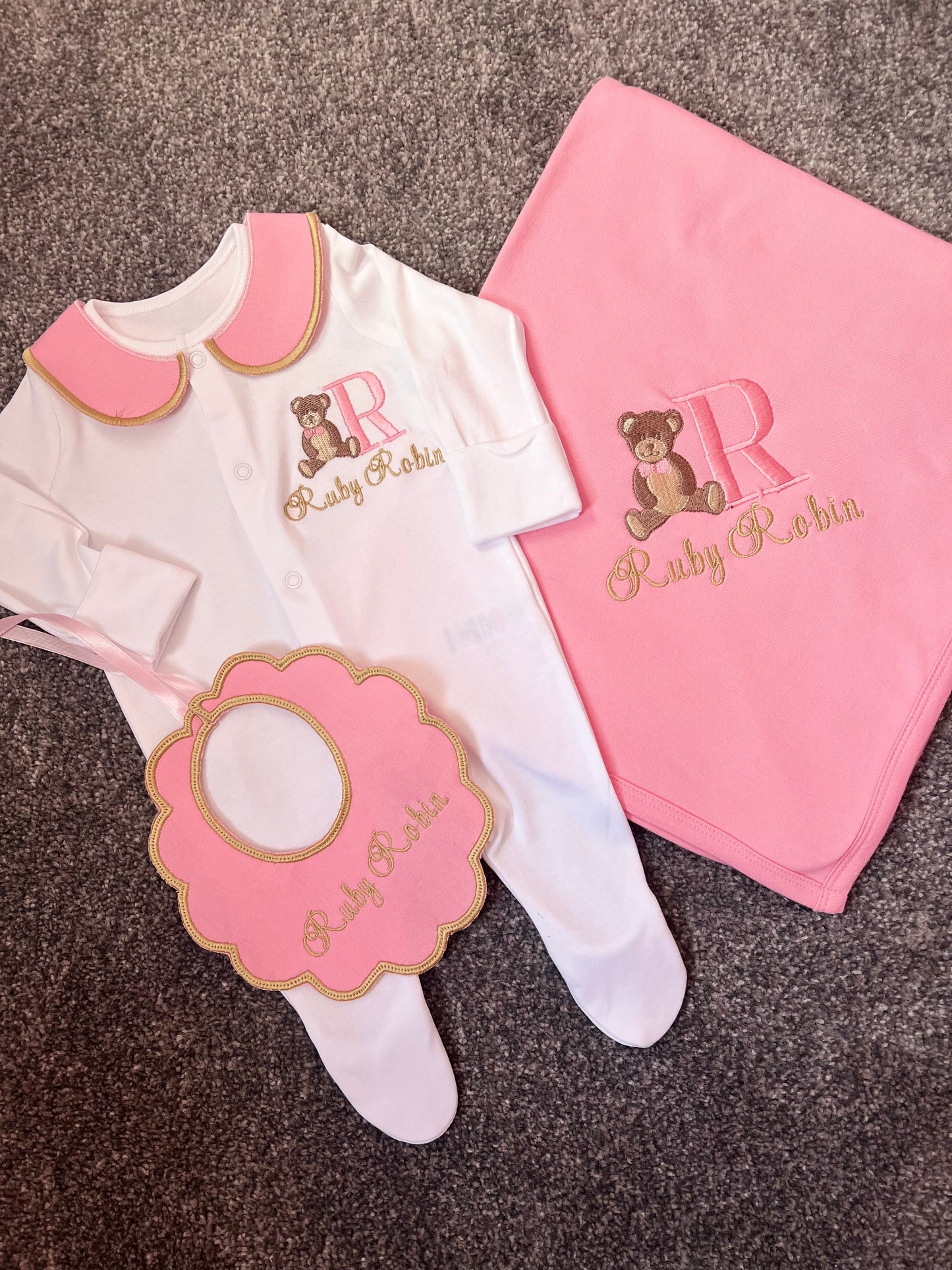 Elegant TeddyBear Bundle Pink