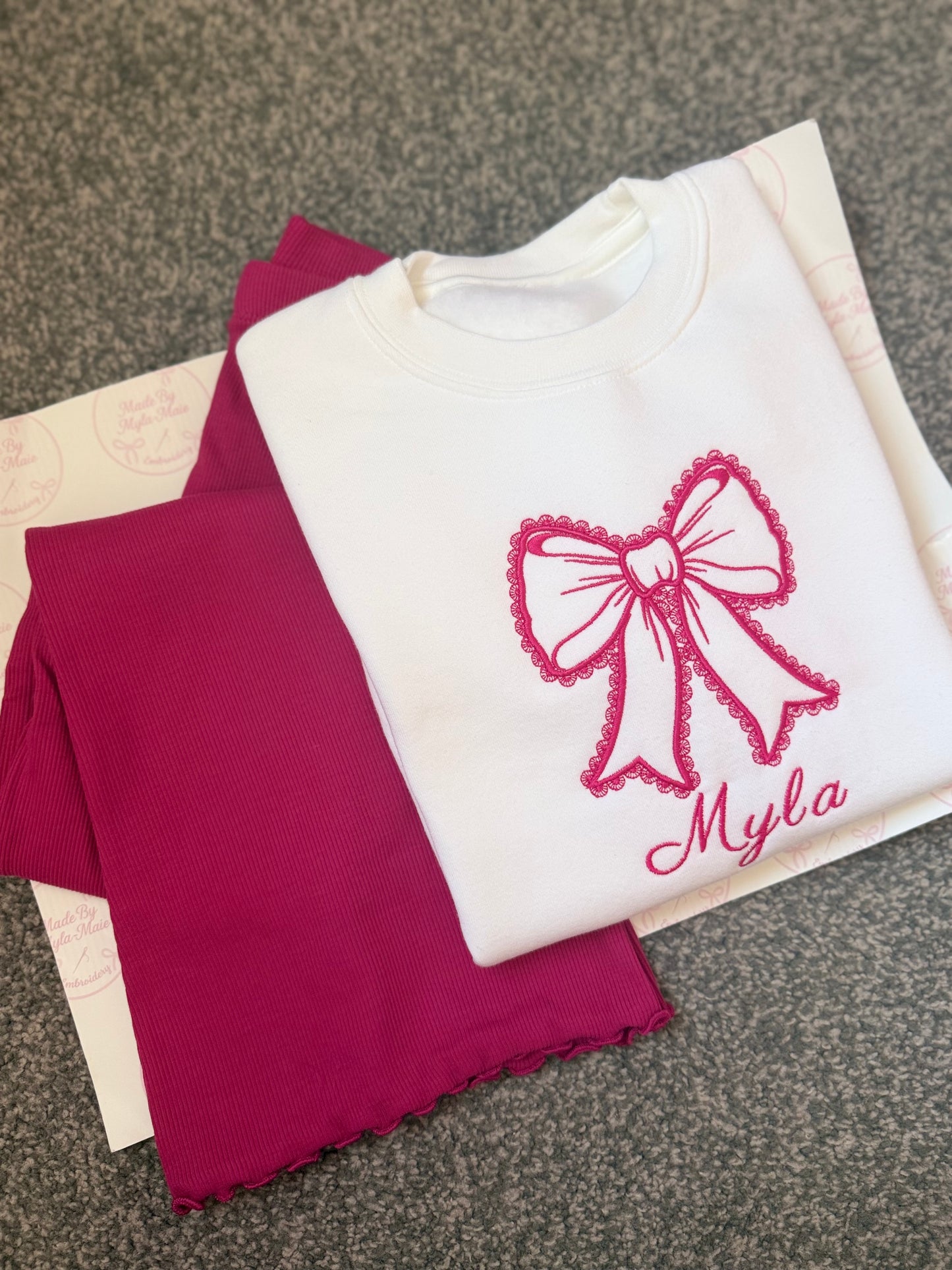 Rosey Flare & Sweatshirt