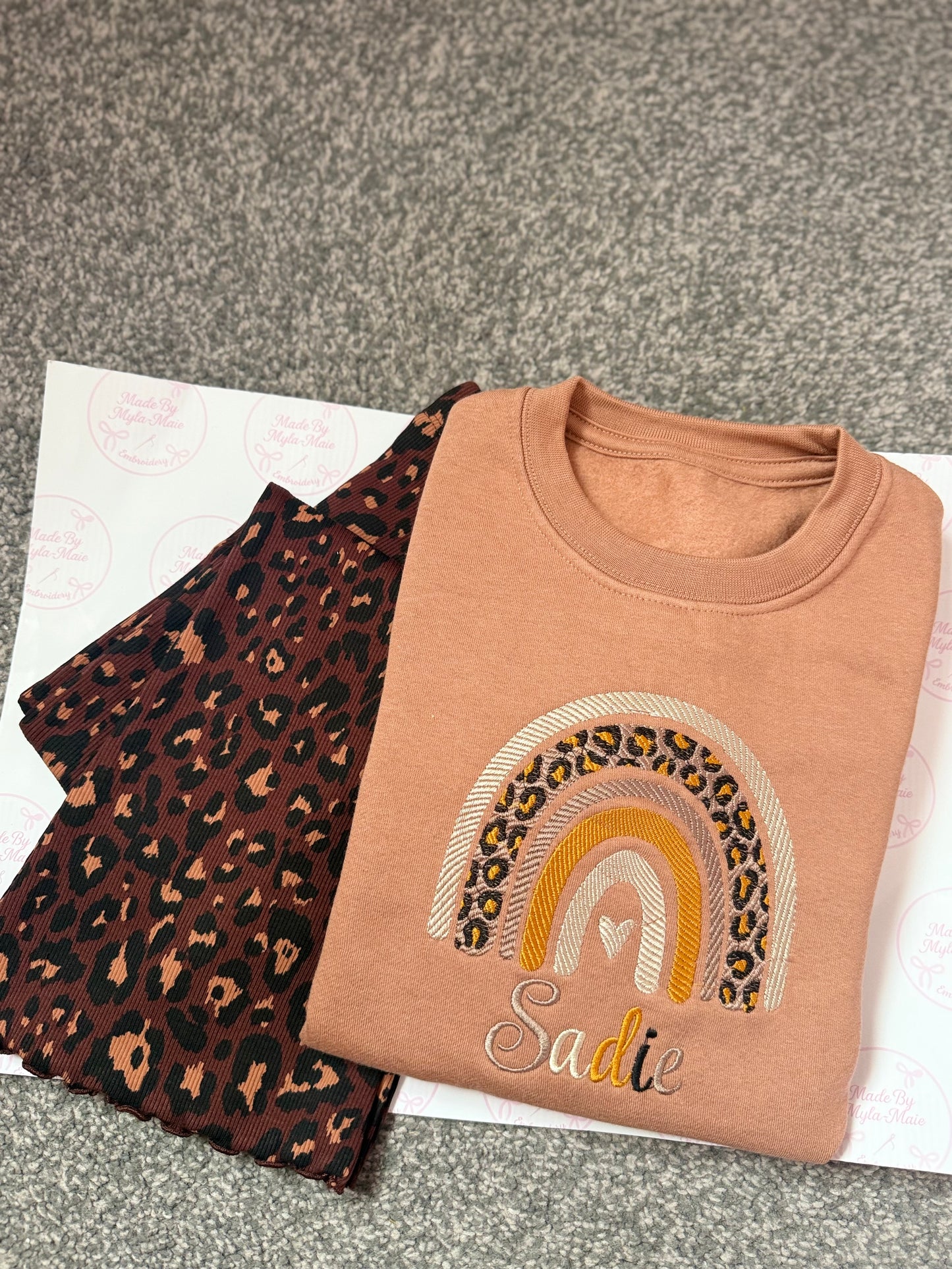 Leopard Print BoHo Rainbow Set