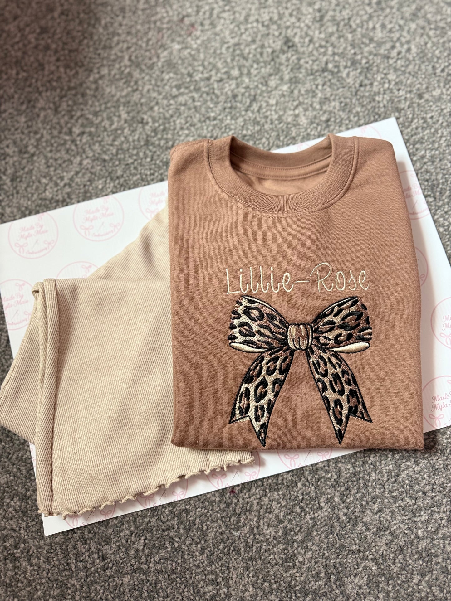 OatMeal Flares & Chocolate Sweater