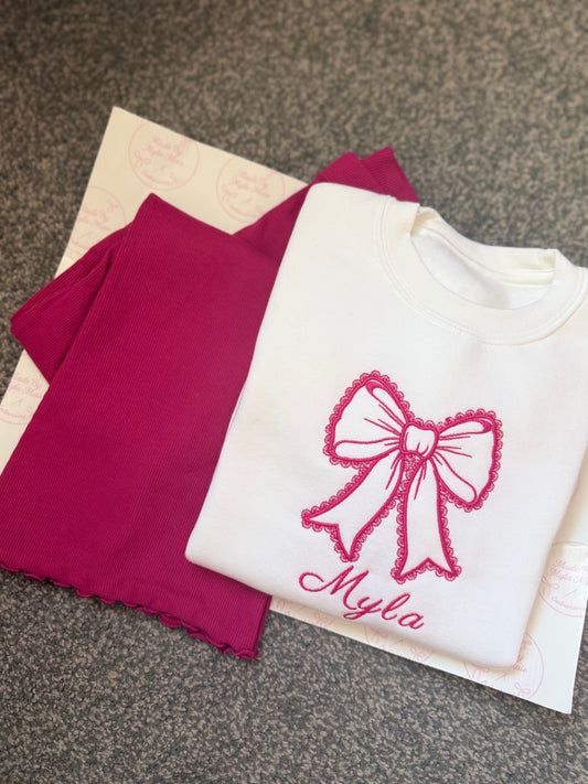 Rosey Flare & Sweatshirt