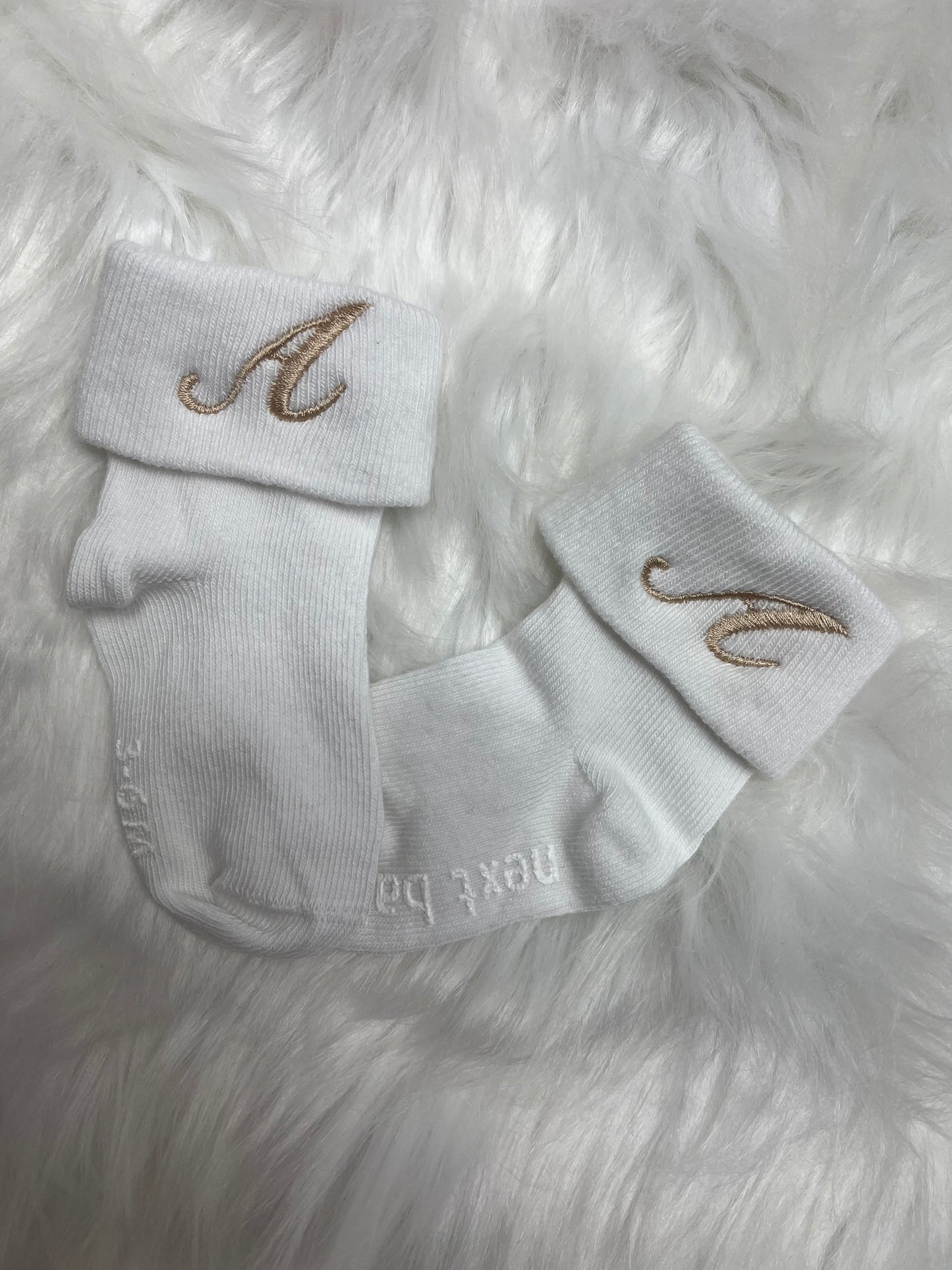 Initial Baby Socks