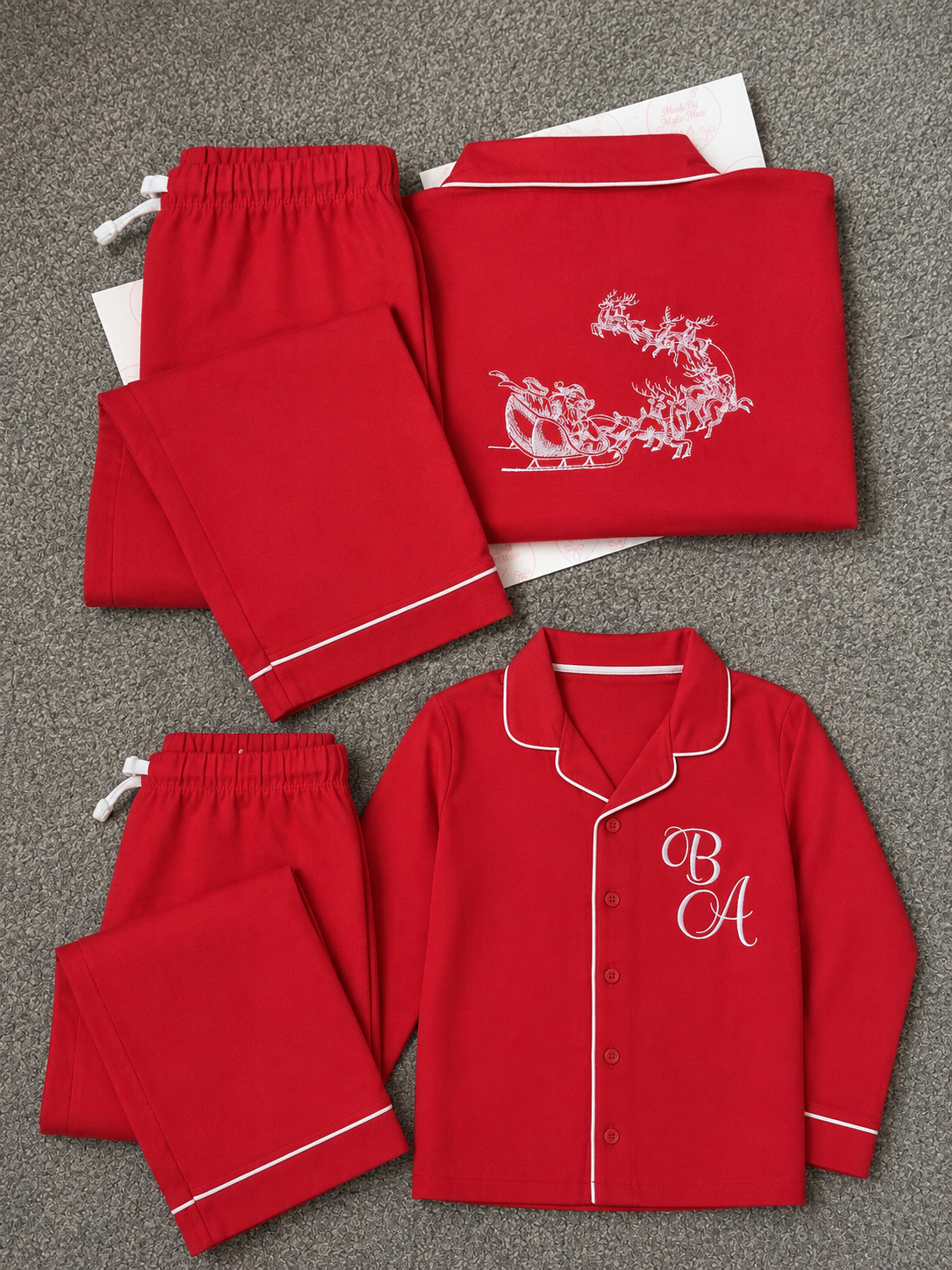 Santa Sleigh Luxe Pjs
