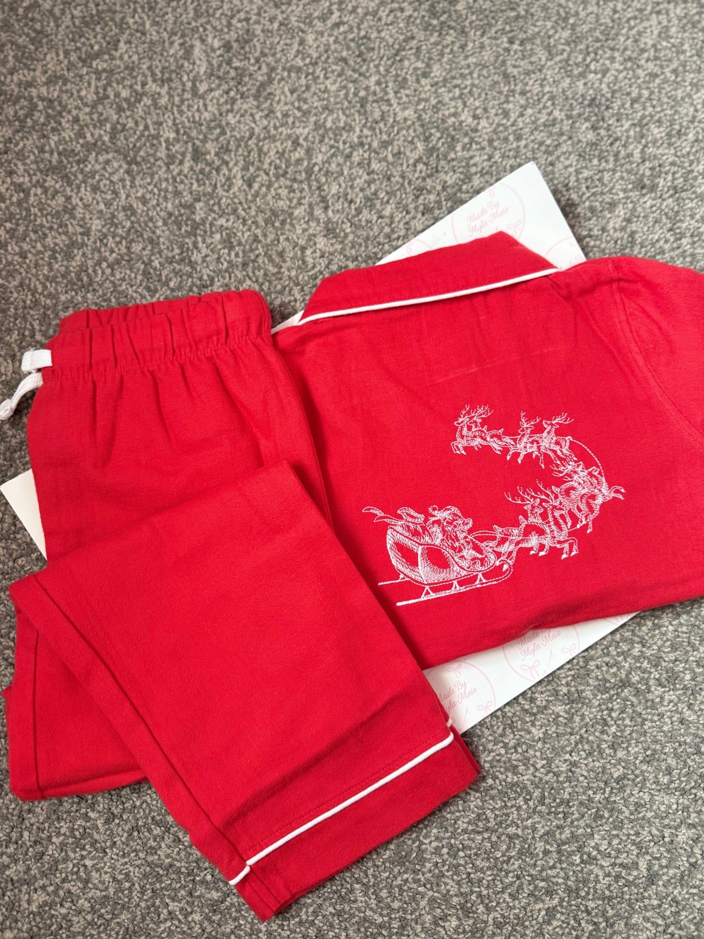 Santa Sleigh Luxe Pjs