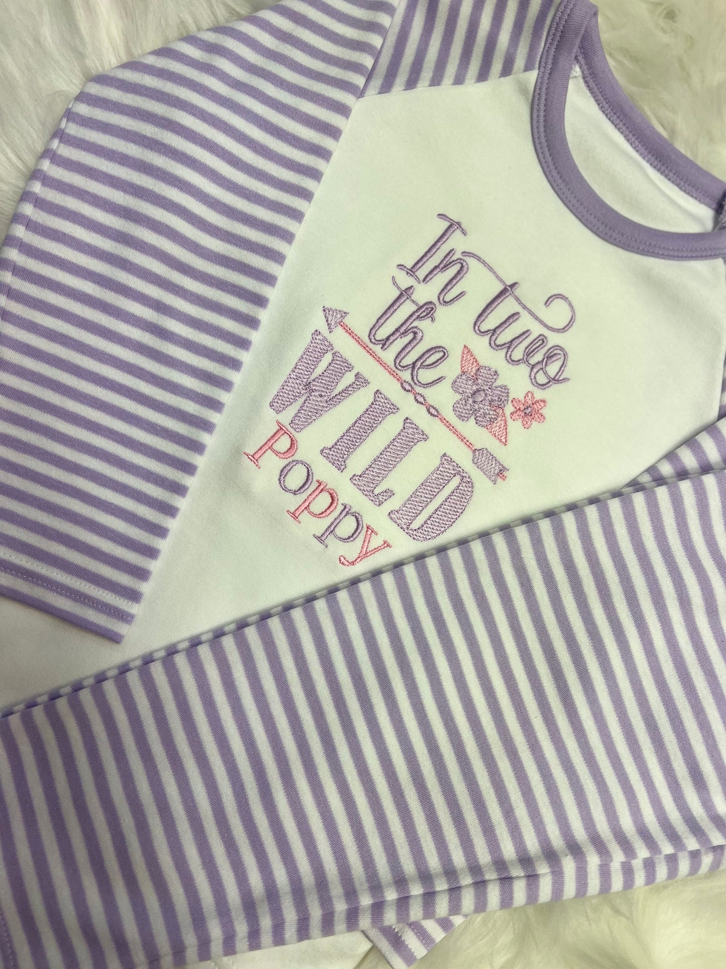 Pastel Stripe Birthday Pyjamas