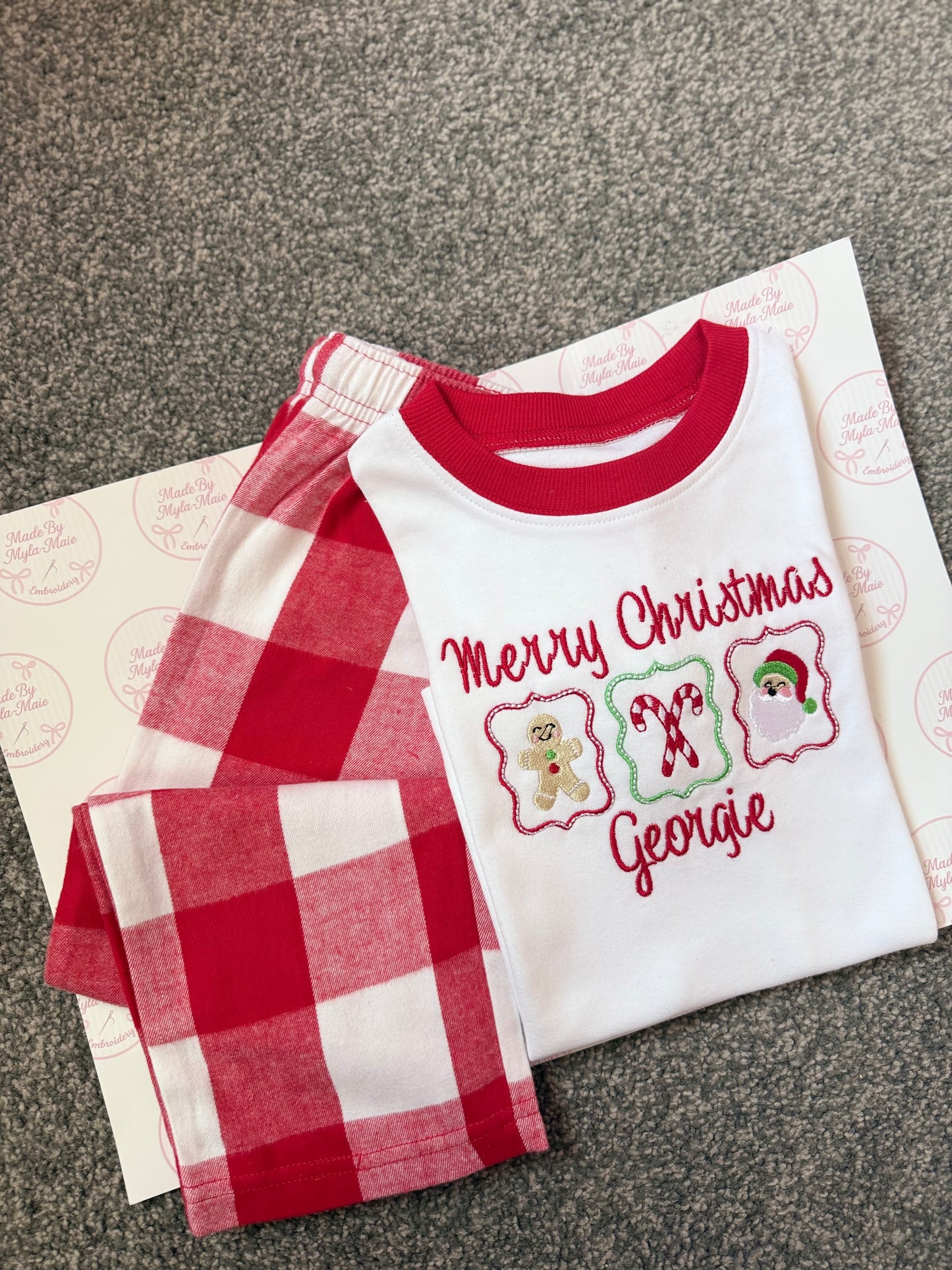 Checked Christmas Pjs!