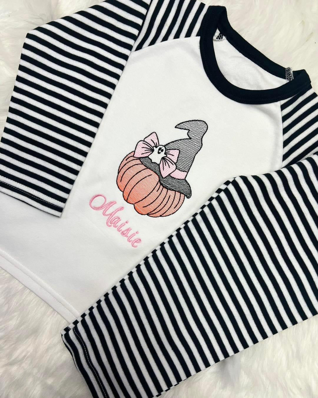 Pumpkin Bow Pjs