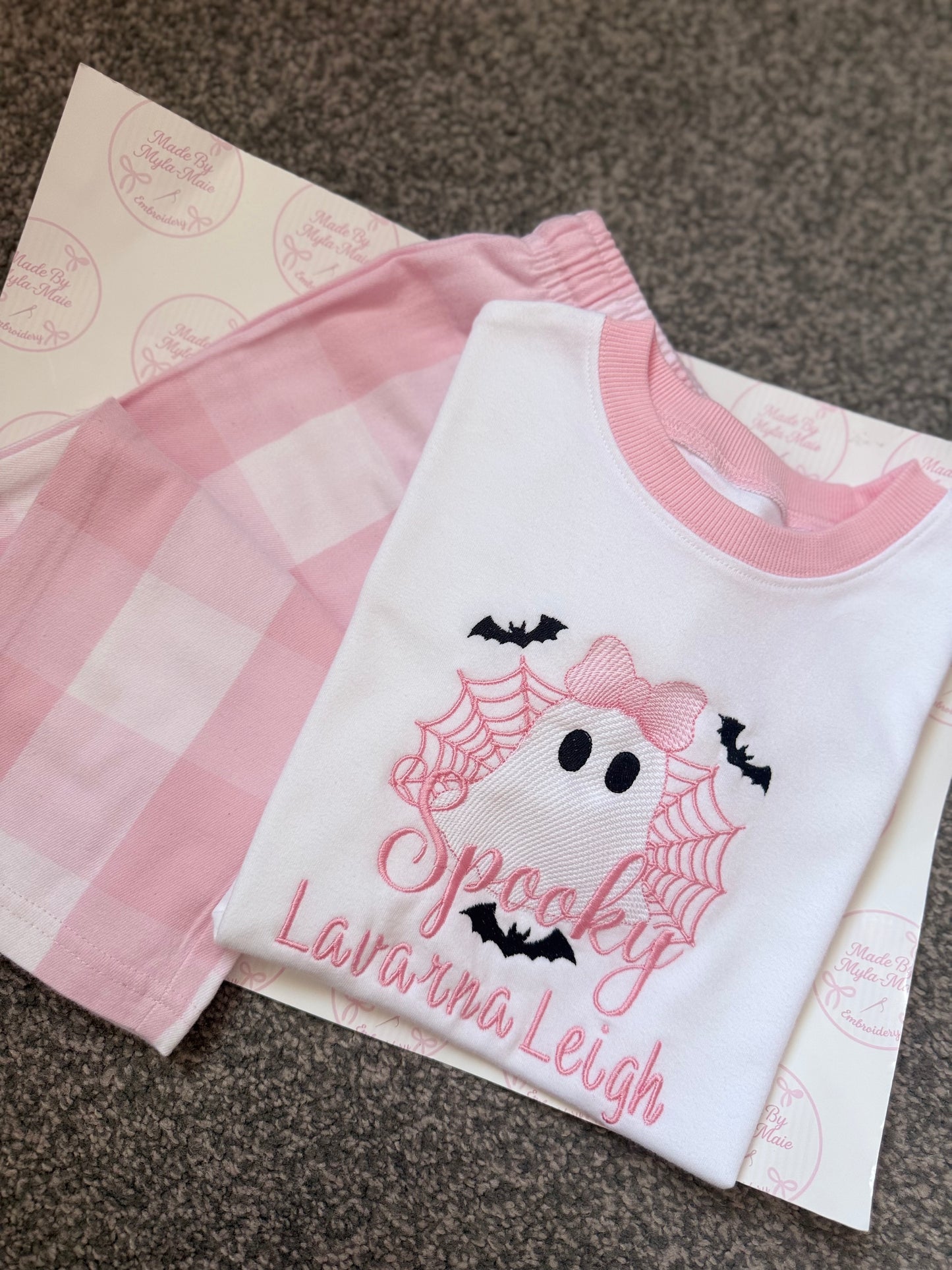 Checked Halloween Pjs