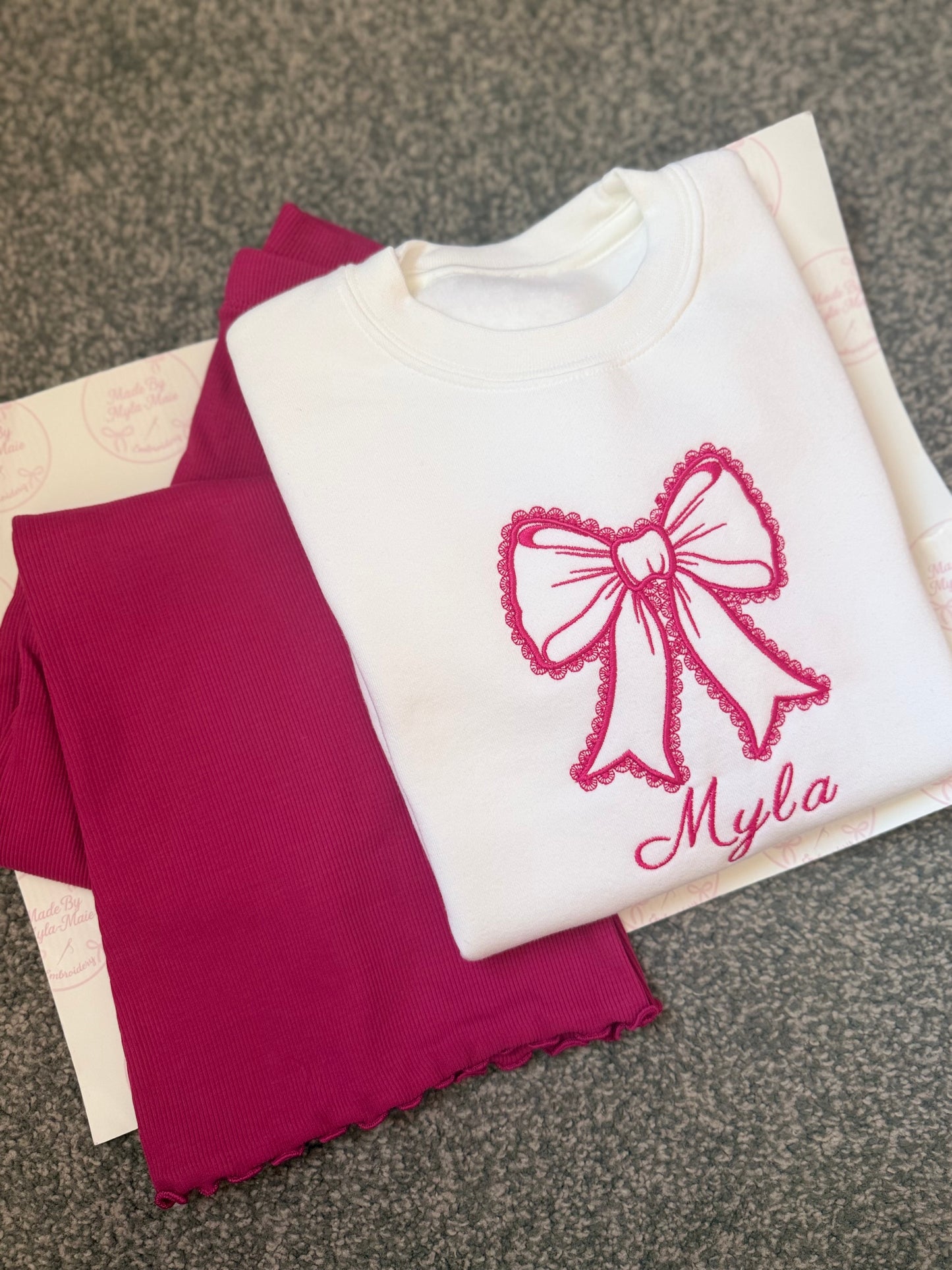 Rosey Flare & Sweatshirt