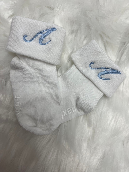 Initial Baby Socks