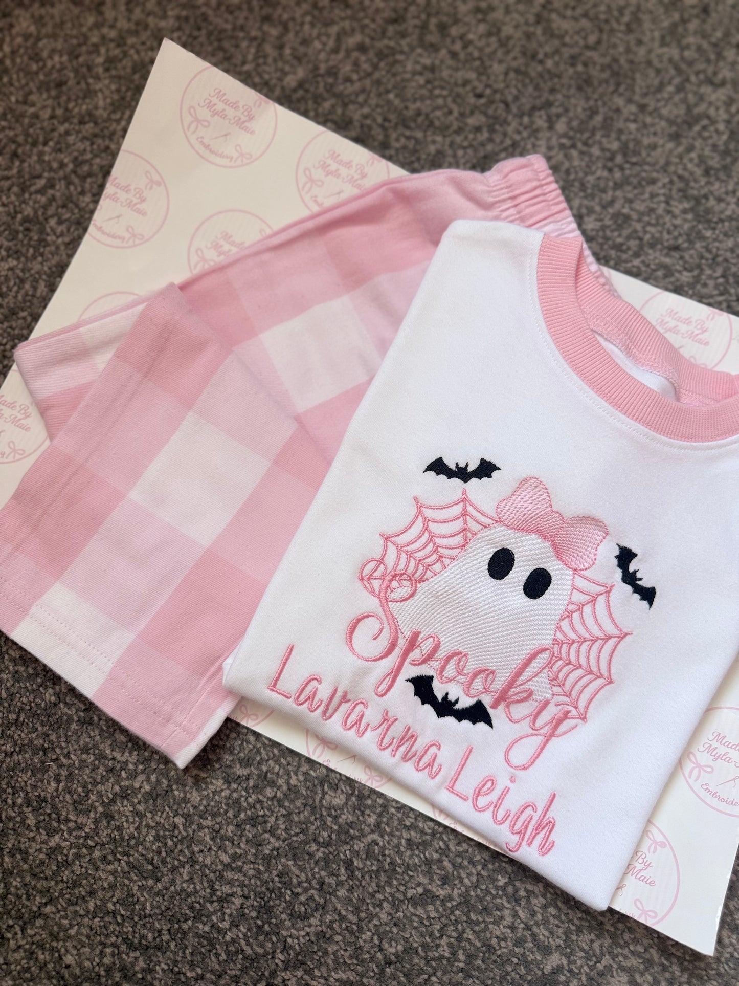 Checked Halloween Pjs