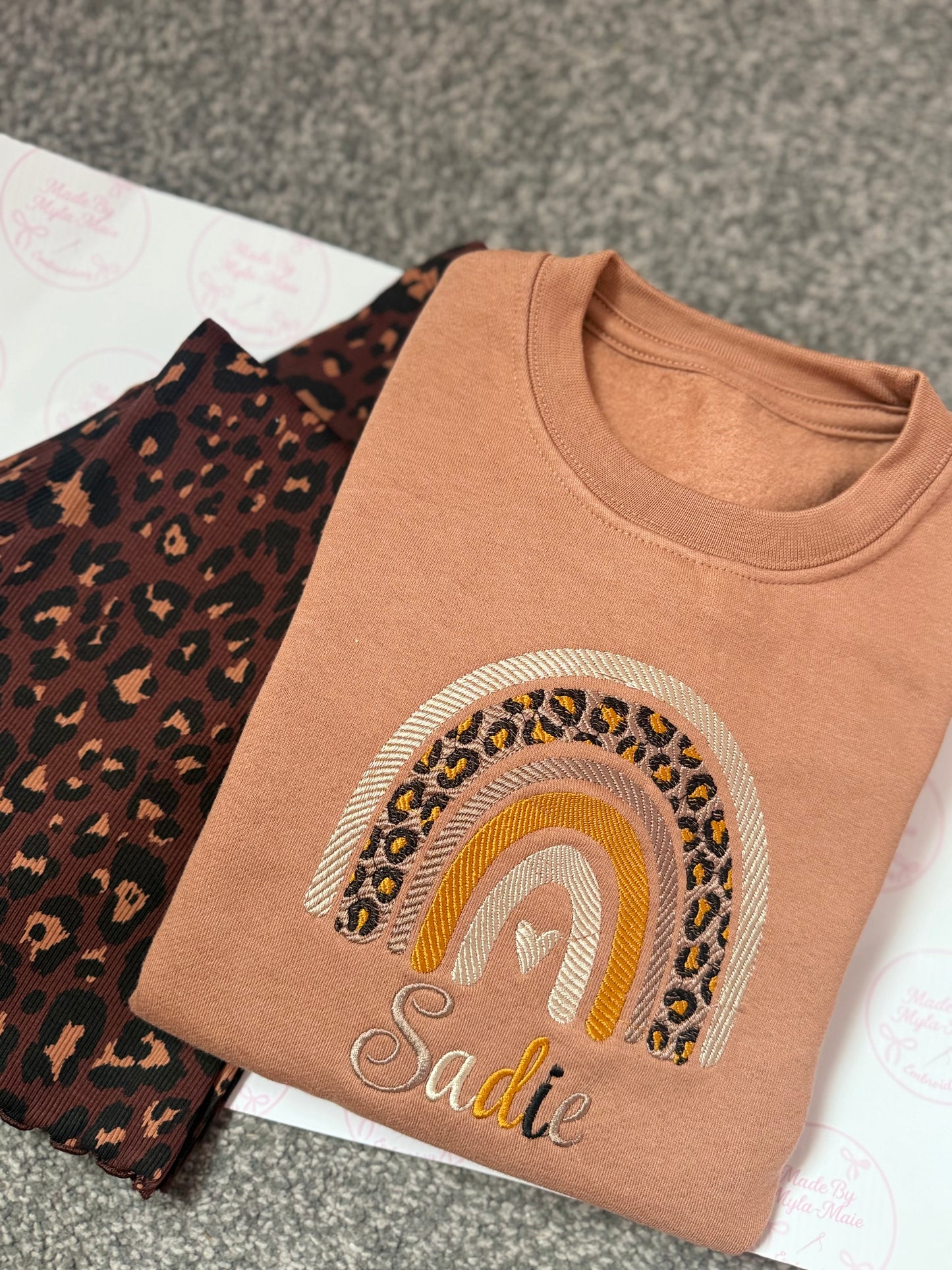 Leopard Print BoHo Rainbow Set