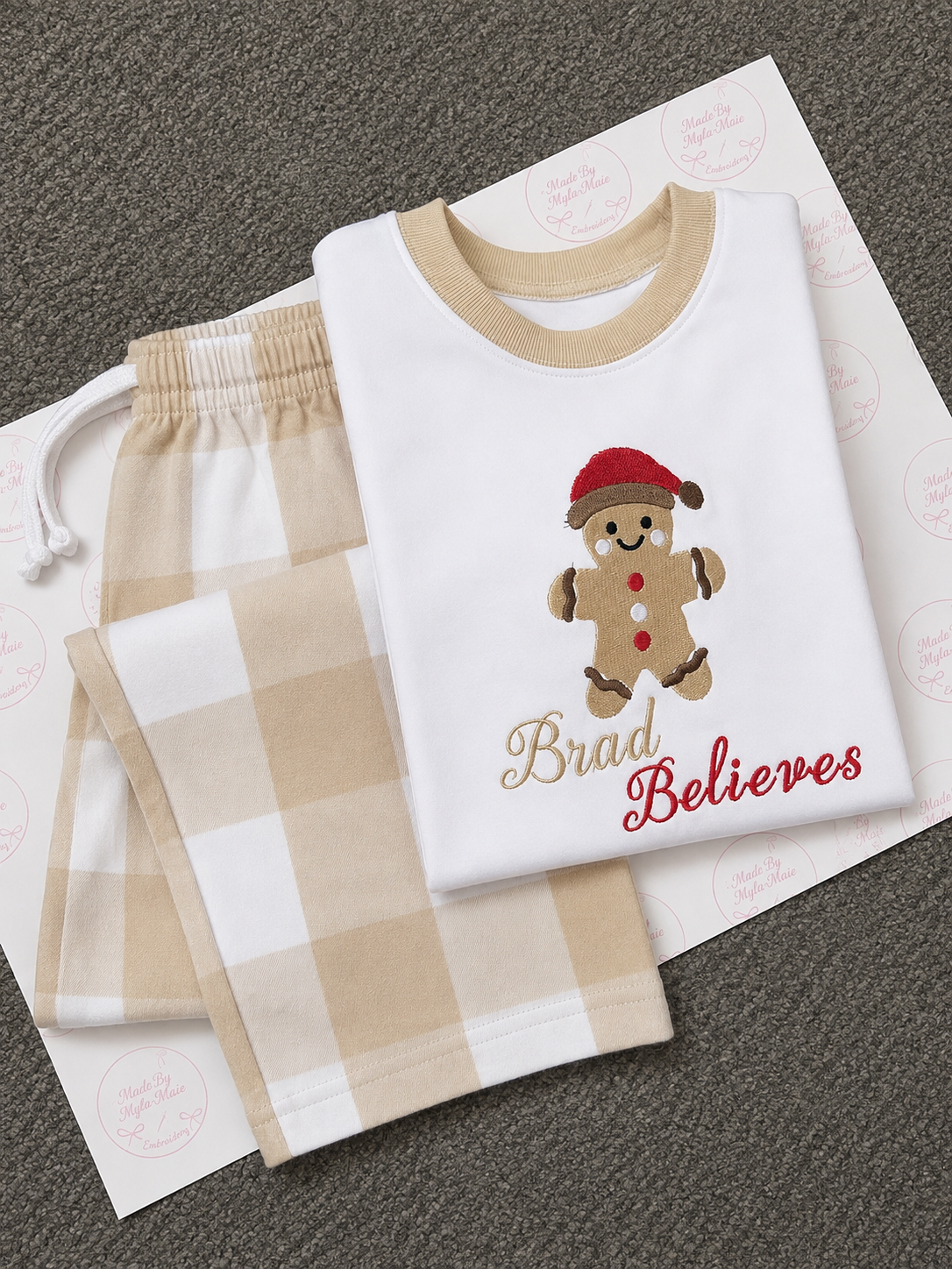 Checked GingerBread Believes