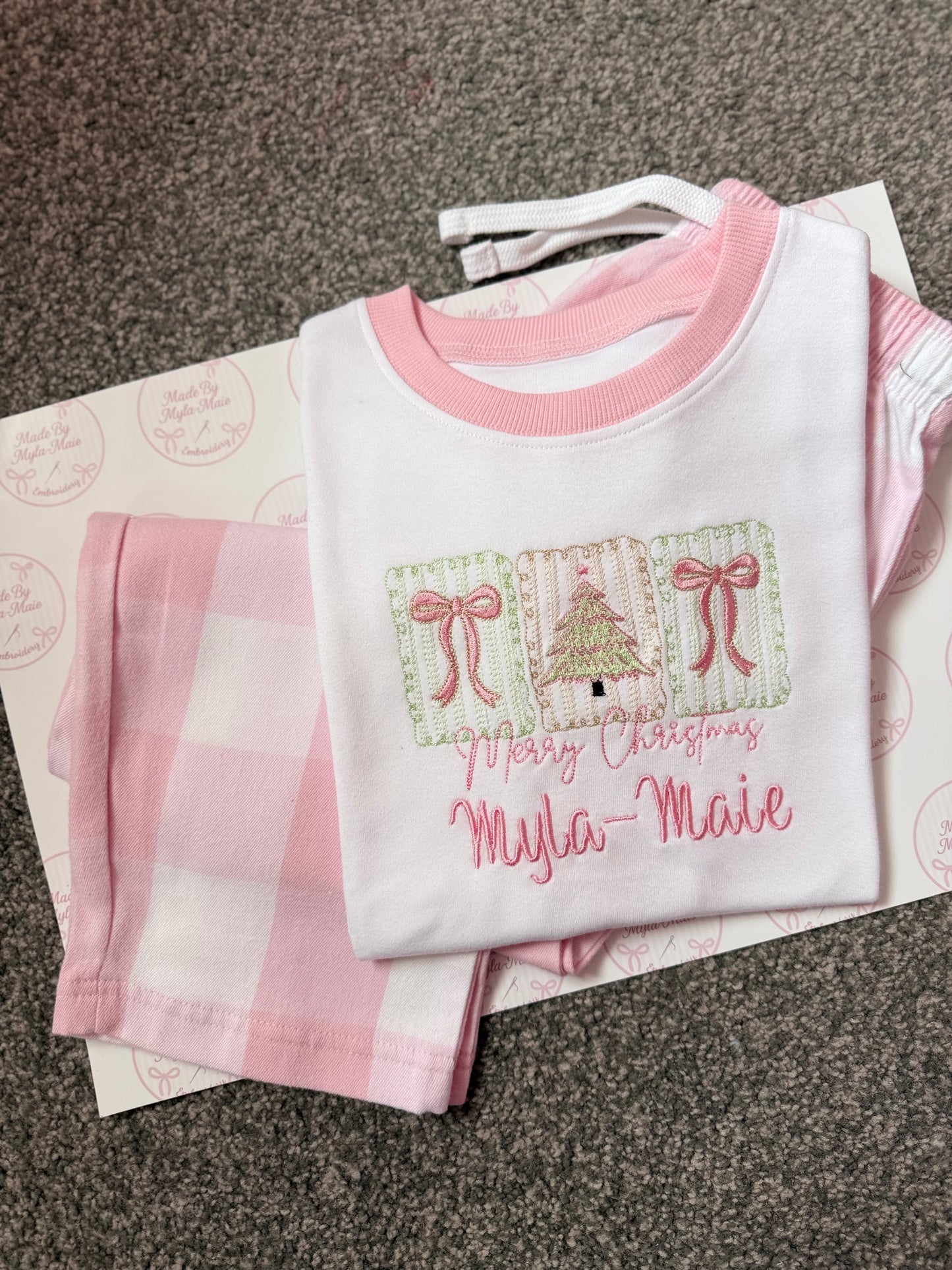 Checked Christmas Pjs!