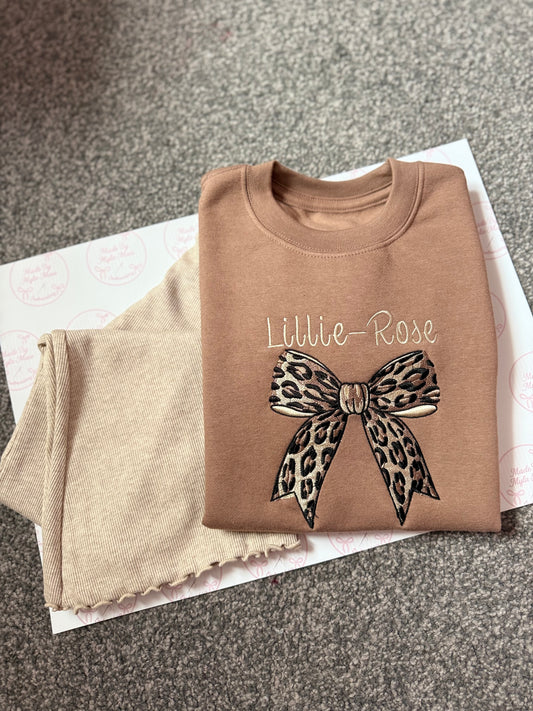 OatMeal Flares & Chocolate Sweater